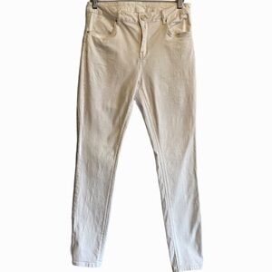 Rio white low  rise butt lift denim jeans zip fly